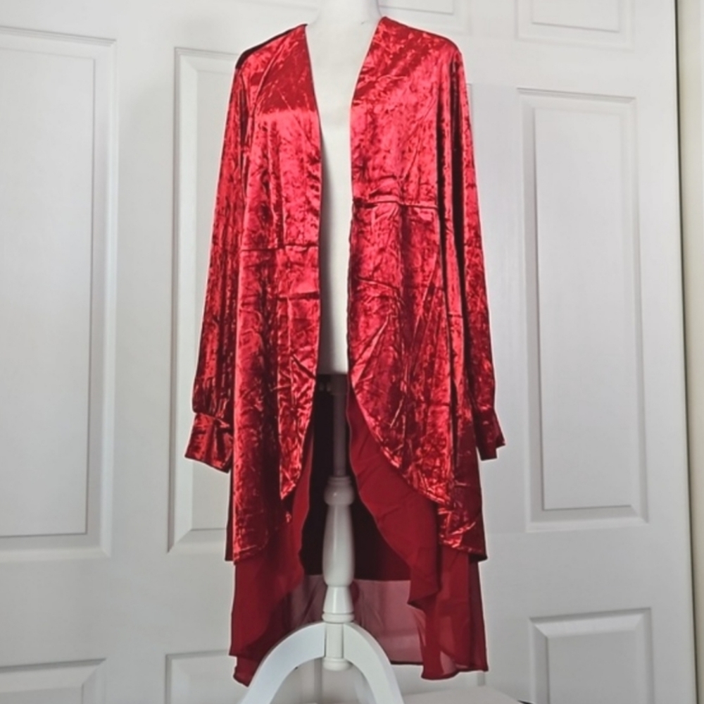 Torrid red jacket size 3